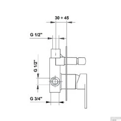 Douchekraan Inbouw Sapho Dandy Mengkraan Afbouwdeel 2-weg Chroom (incl. Inbouwdeel) 5 Douchekraan Inbouw Sapho Dandy Mengkraan Afbouwdeel 2-weg Chroom (incl. Inbouwdeel) -ALLIBERT Winkel 5885x douchekraan inbouw sapho dandy mengkraan afbouwdeel 2 weg chroom incl. inbouwdeel 2