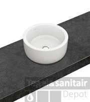 Villeroy & Boch Architectura Opzetwastafel Rond 40cm.z/krgt.m/overl.ceramicplus Wit