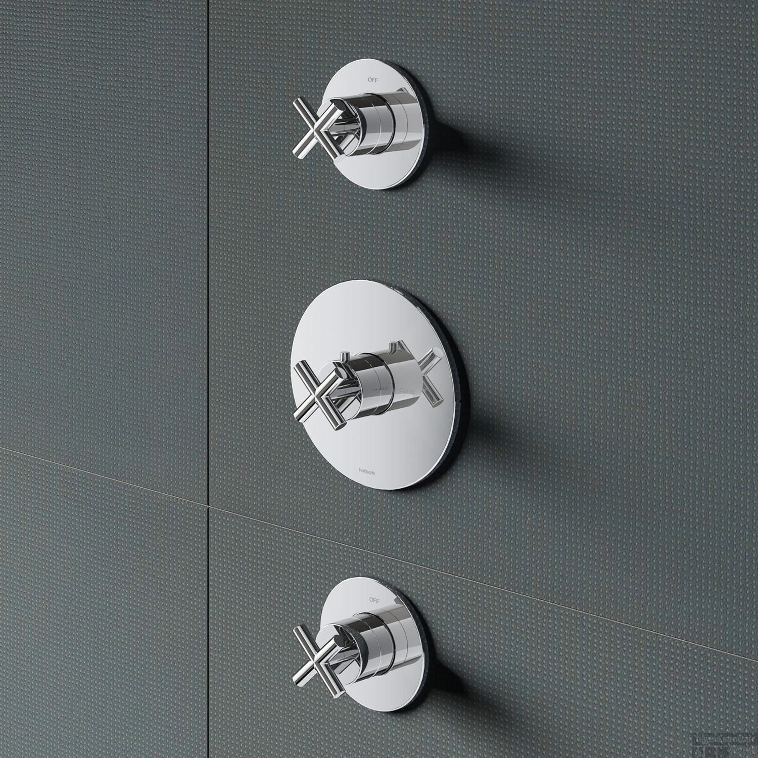 Douchethermostaat Hotbath Chap Inbouw 2 Stopkranen Kruisgreep Chroom (excl. Inbouwdeel) 1 Douchethermostaat Hotbath Chap Inbouw 2 Stopkranen Kruisgreep Chroom (excl. Inbouwdeel)