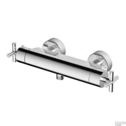 Voorkant 32 Voorkant -ALLIBERT Winkel c008cr douchethermostaat hotbath chap opbouw onderaansluiting 2 kruisgreep chroom shop 1