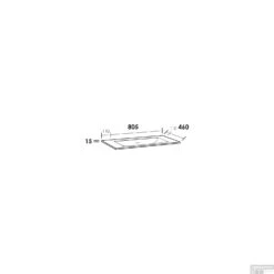 Wastafelblad Furiosa Mat 80 0 Kraangaten -ALLIBERT Winkel wastafelblad furiosa 80 tech